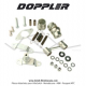 Rotule + Kit de fixation de pot d'chappement Doppler ER1 pour Mobylette Motobcane / MBK 51 (bras carr)