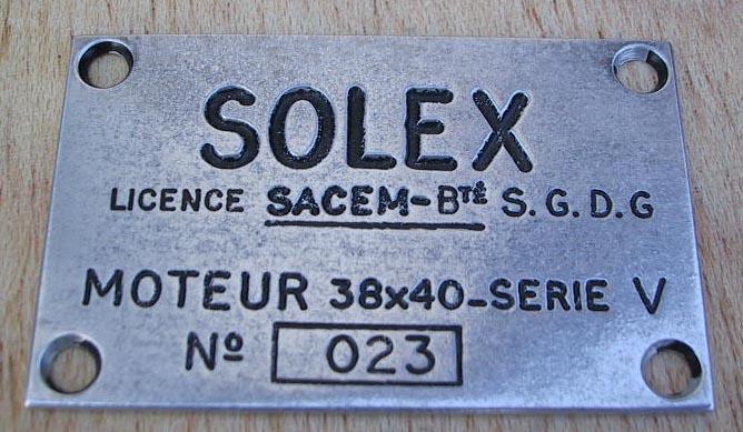 Le Prototype n°23 - VELOSOLEX - Solex-Motobecane