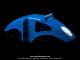 Garde-boue F1 - Bleu - CYCLOSTAND sur Mobylette MBK / Peugeot 103