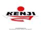 Autocollant  Kenji  - Blanc - 100x55mm
