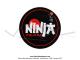 Autocollant  Ninja Team  - Rond - 273mm