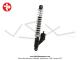 Amortisseur Paioli noir et blanc dmontable rglable avec ressort extrieur H:370mm pour Peugeot 103 RCX (...) ( l'unit)