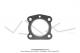Joint de culasse - 45,5mm - 70cc - Renforc - Comptition - pour Peugeot 103 SP / MVL / VOGUE / SPX / RCX