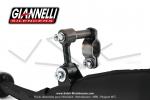 Pot d'chappement Giannelli Black Gun - Noir mat / Cartouche Alu + rotule pour Peugeot 103 SP / MVL / Vogue