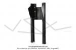 Carnages (Capotages - Caches) de fourche noirs pour Peugeot 103 MVL / Vogue (la paire)