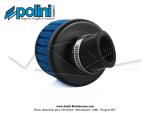 Filtre  air (Cornet) mousse Polini pour carburateurs Dell'Orto PHBL / PHBH - ext.80mm - Droit - Lg. 118mm - 32mm