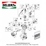 Carburateur Origine Dell'Orto SHA 16/16 (Starter  Levier) (02151)