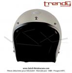 Casque Blanc Crme Nacr - Trendy T-102 - Taille XXL