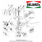 Carburateur Dell'Orto PHBG 19 DS (Montage souple / Starter  cble) - 2 temps (02631)