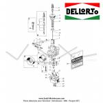 Carburateur Dell'Orto PHBG 21 DS - Racing - Black Edition (Montage Souple / Starter  cble) - 2 temps (02696)