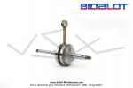Vilebrequin (Embiellage) BIDALOT adaptable - Gros cne  rupteur - pour Peugeot 103 SP / MV / MVL (...)