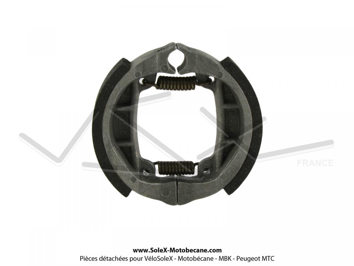 Mâchoires de frein à tambour - Ø83x20mm - pour SoleX 3300 / 3800 / 5000 -  Pièces détachées pour SoleX 1700, 2200, 3300 et 3800 - Pièces pour  VELOSOLEX - Solex-Motobecane
