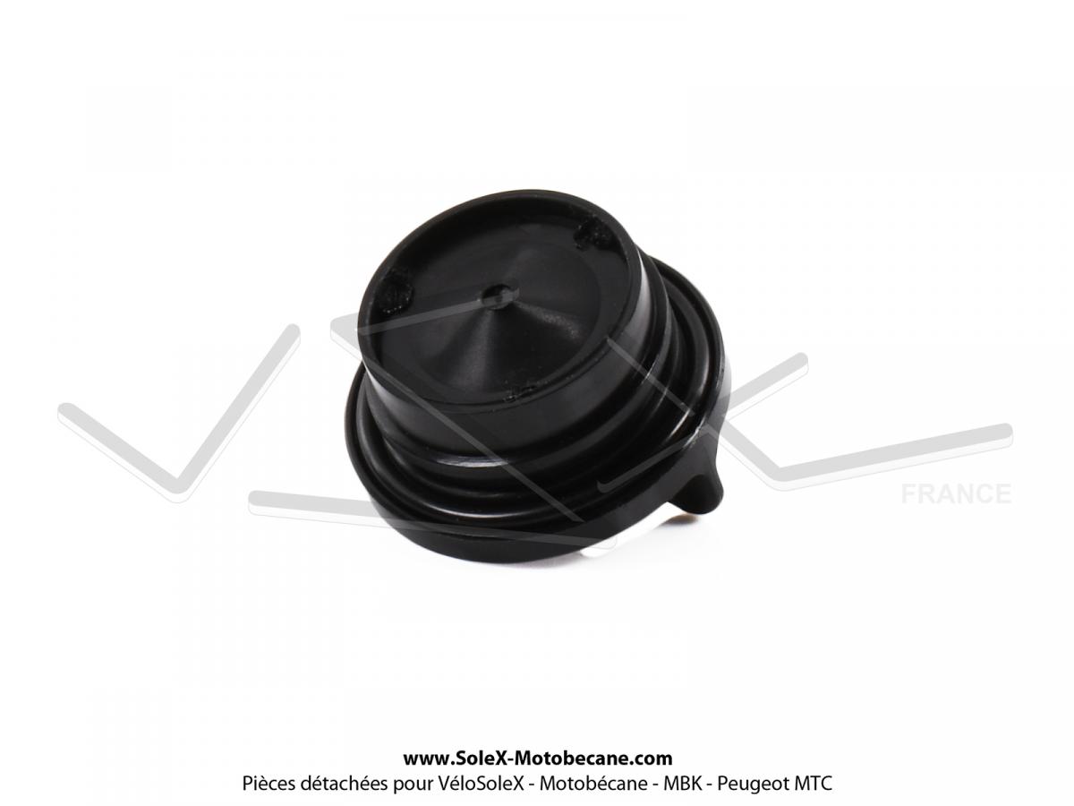 Bouchon de réservoir plastique noir pour SoleX 3800 - Pièces détachées pour  SoleX 1700, 2200, 3300 et 3800 - Pièces pour VELOSOLEX - Solex-Motobecane