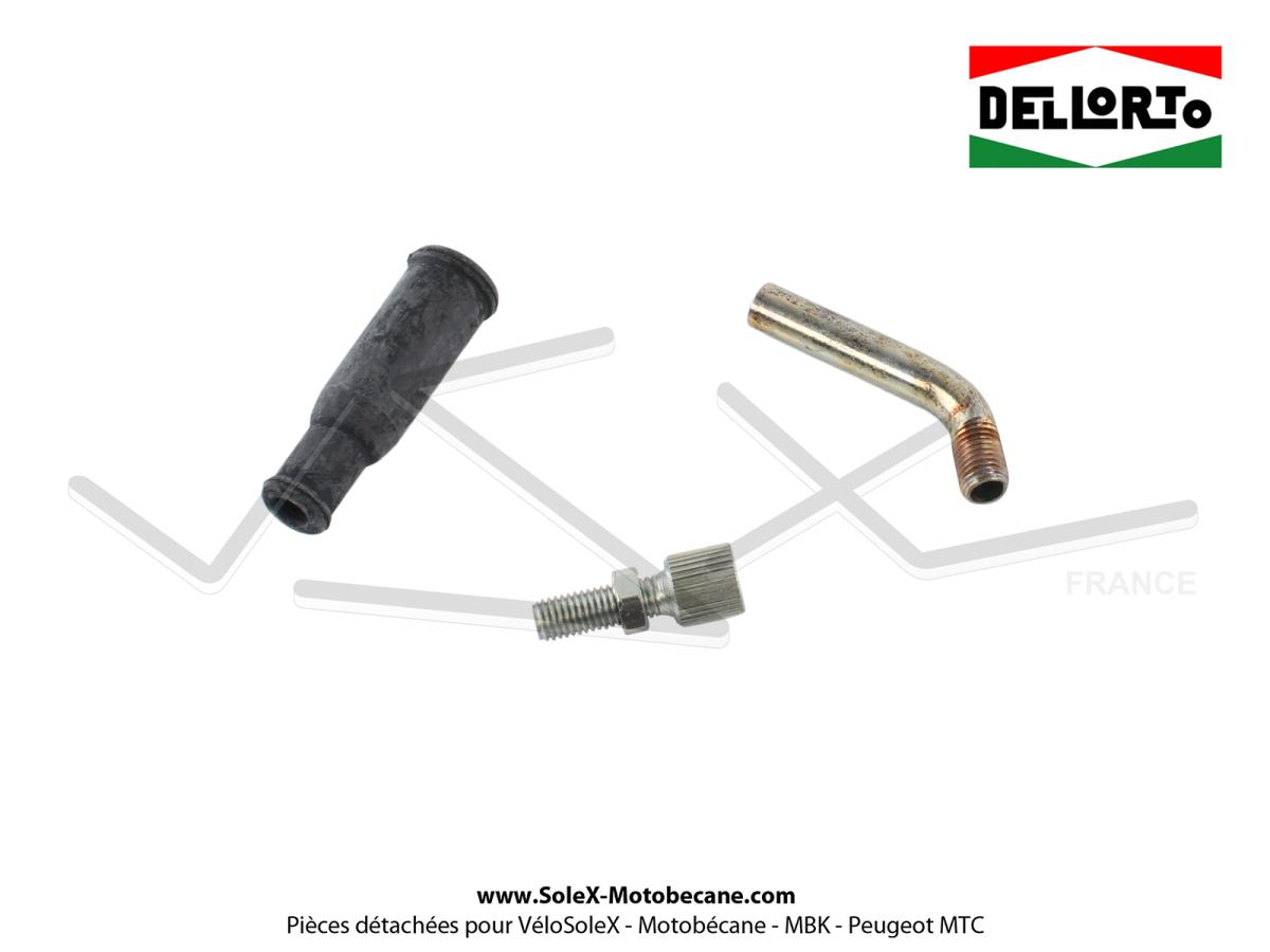 Coude / tube passe-câble - coudé à 50° - pour carburateurs Dell'Orto SHA /  PHBG () - Partie Moteur - Pièces pour Mobylettes MOTOBECANE / MBK -  Solex-Motobecane