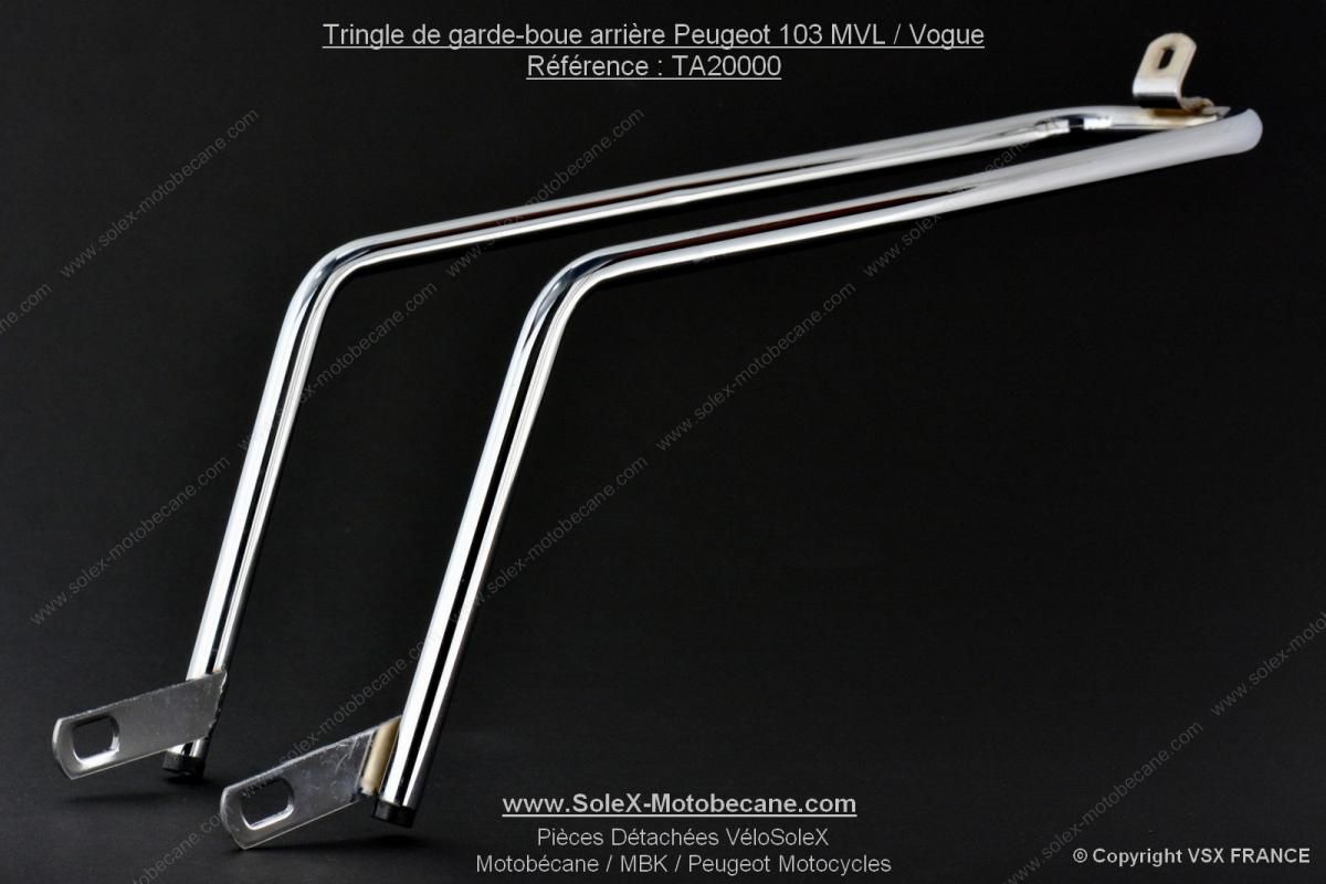 Tringle de garde-boue arrière pour Peugeot 103 MVL / Vogue - Partie Cycle -  Pièces pour PEUGEOT 101 / 102 / 103 / 104 / BB... - Solex-Motobecane
