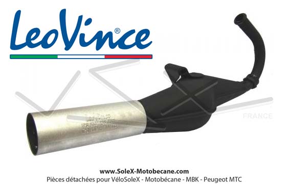 Pot d'échappement Cobra LeoVince pour Mobylette Motobécane / MBK 51 / 881  (AV10) - Partie Moteur - Pièces pour Mobylettes MOTOBECANE / MBK -  Solex-Motobecane
