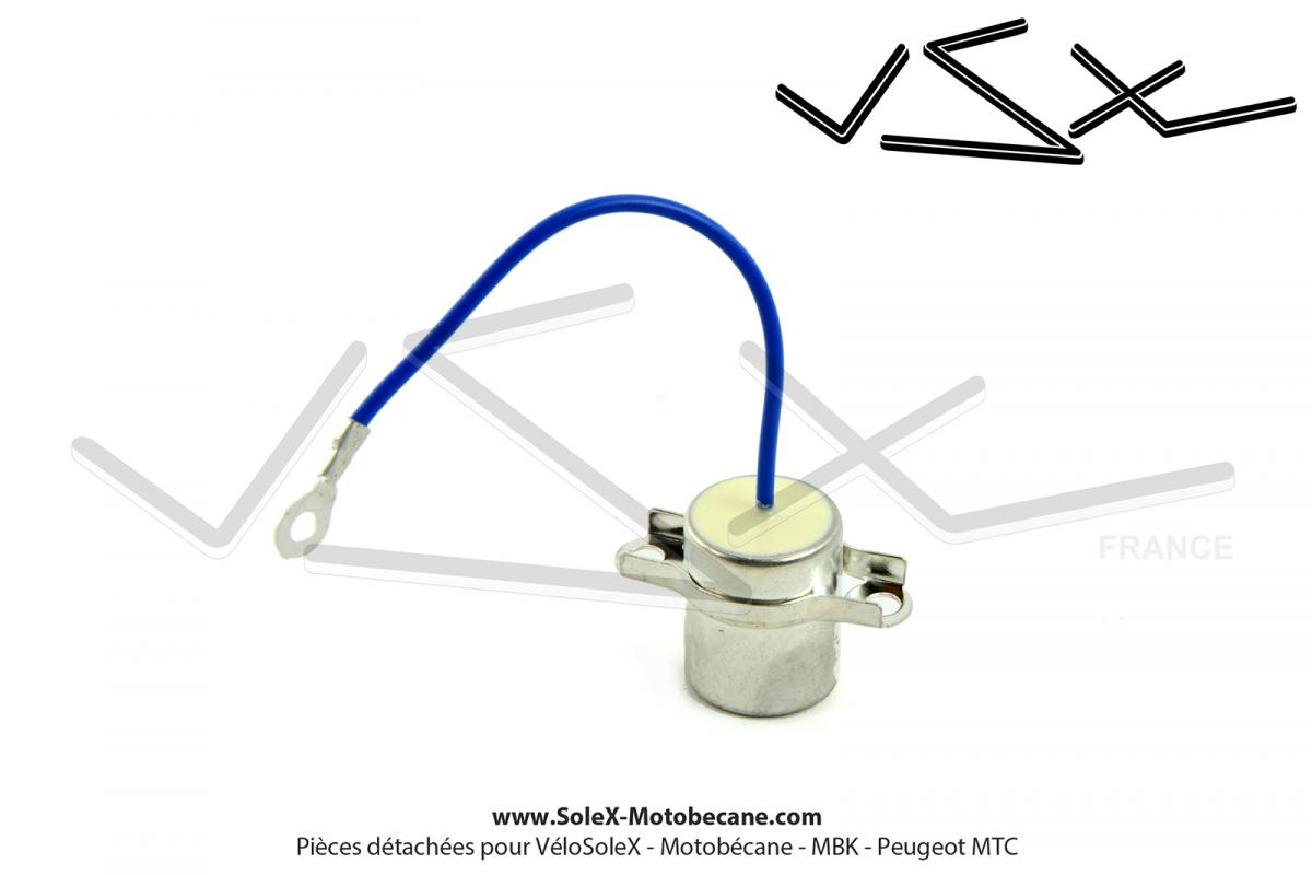 Condensateur à bain d'huile (Renforcé) - VSX - pour Mobylette Motobécane  Motoconfort MBK 88 / 51 (AV7 / AV10) - Partie Moteur - Pièces pour  Mobylette MOTOBECANE / MBK - Solex-Motobecane