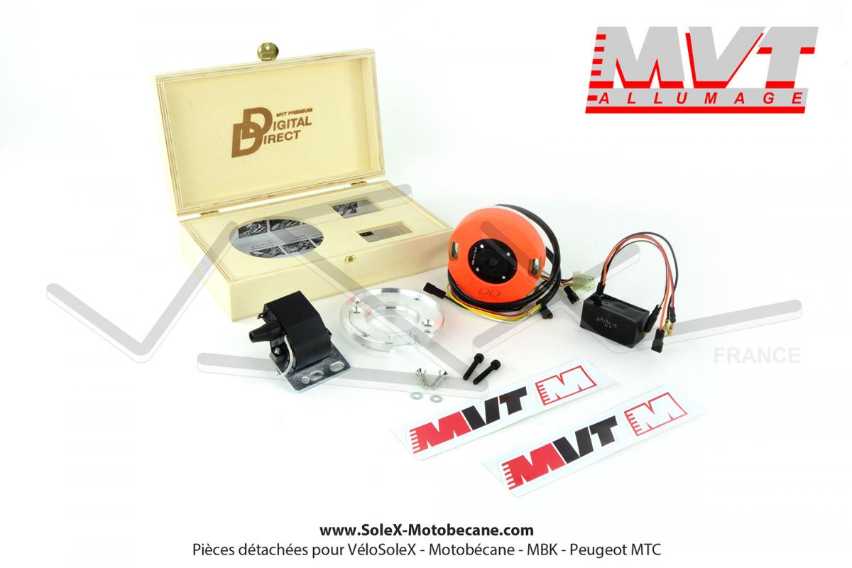 Allumage MVT Premium DIGITAL DIRECT DD03 - 12V - pour Peugeot 103  Electronique (Petit cône) - Partie Moteur - Pièces pour PEUGEOT 101 / 102 /  103 / 104 / BB... - Solex-Motobecane