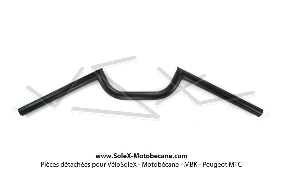 Guidon noir Racing pour Mobylette Motobécane / MBK 51 / Peugeot 103 -  Partie Cycle - Pièces pour Mobylette MOTOBECANE / MBK - Solex-Motobecane